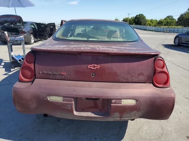 2G1WX15K019176648 - 2001 CHEVROLET MONTE CARLO SS 栗色 照片 6