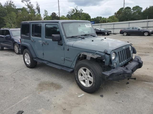 1C4BJWDG3EL228368 - 2014 JEEP WRANGLER U SPORT GRAY photo 4