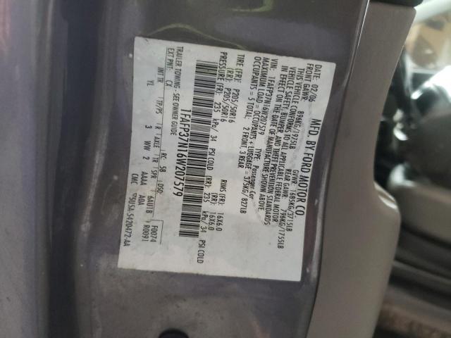 1FAFP37N16W207579 - 2006 FORD FOCUS ZX5 GRAY photo 12