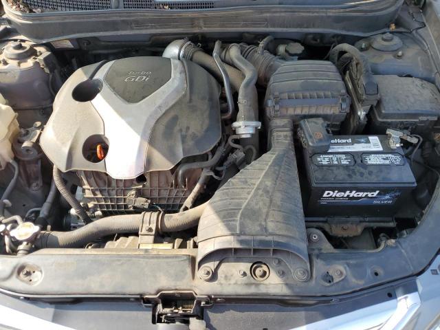 5NPEC4AB4DH515354 - 2013 HYUNDAI SONATA SE GRAY photo 11