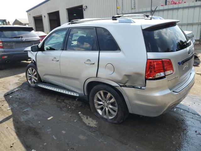 5XYKW4A28DG334260 - 2013 KIA SORENTO SX SILVER photo 2