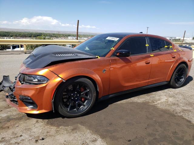 2C3CDXL9XGH265569 - 2016 DODGE CHARGER SRT HELLCAT ORANGE photo 1