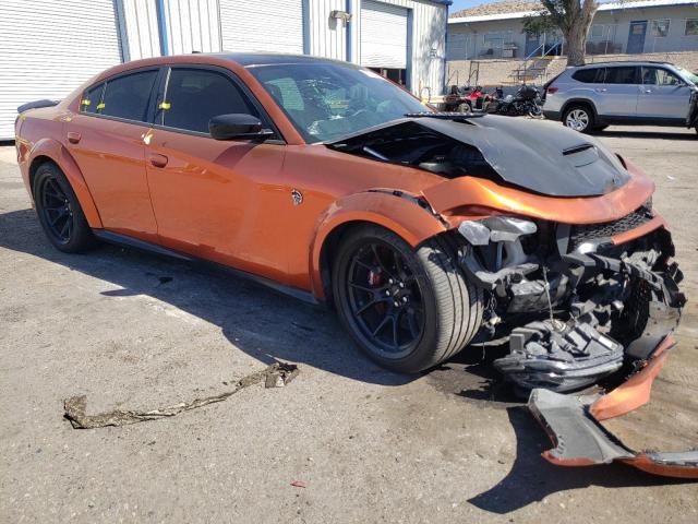 2C3CDXL9XGH265569 - 2016 DODGE CHARGER SRT HELLCAT ORANGE photo 4