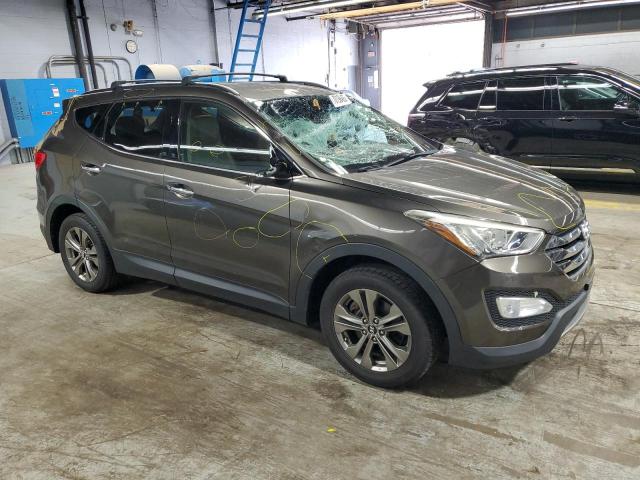 5XYZUDLBXEG162588 - 2014 HYUNDAI SANTA FE S BROWN photo 4