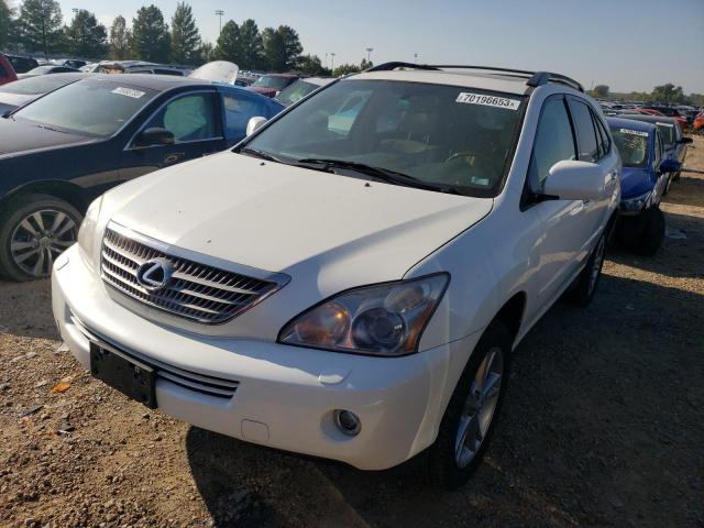 JTJHW31U382856586 - 2008 LEXUS RX 400H WHITE photo 1