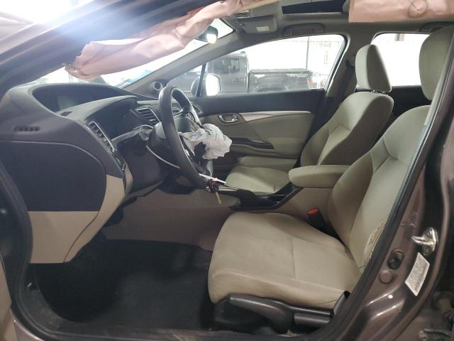 19XFB2F88DE264982 - 2013 HONDA CIVIC EX GRAY photo 7