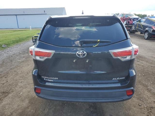 5TDJKRFH3GS348947 - 2016 TOYOTA HIGHLANDER XLE 黑色 照片 6