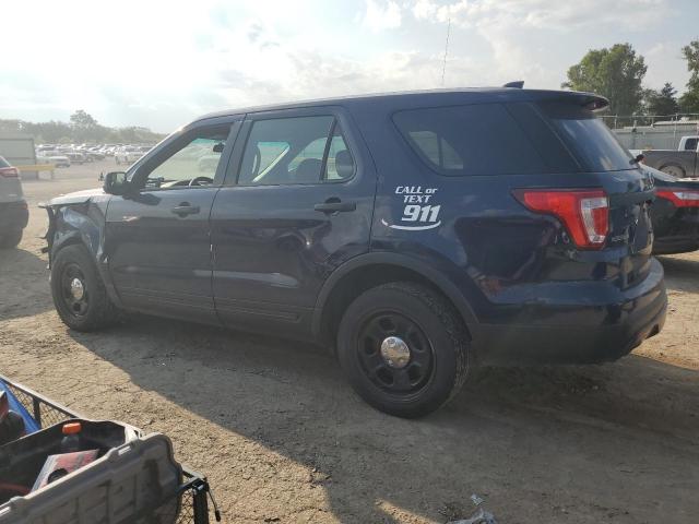 1FM5K8AR7HGC57098 - 2017 FORD EXPLORER POLICE INTERCEPTOR Bleu photo 2