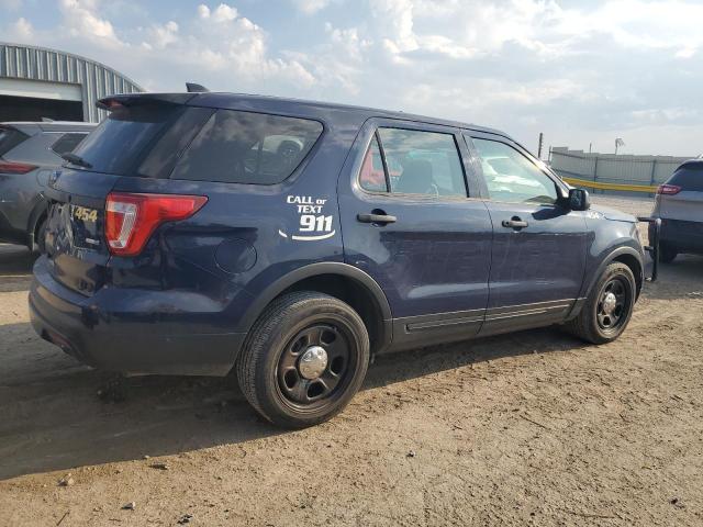 1FM5K8AR7HGC57098 - 2017 FORD EXPLORER POLICE INTERCEPTOR Bleu photo 3