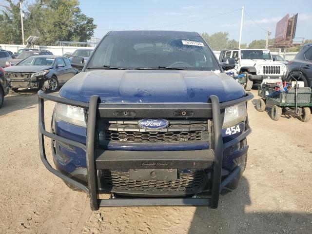 1FM5K8AR7HGC57098 - 2017 FORD EXPLORER POLICE INTERCEPTOR Bleu photo 5
