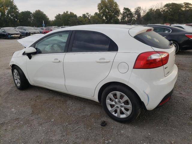 KNADM5A38C6014397 - 2012 KIA RIO EX LX WHITE photo 2