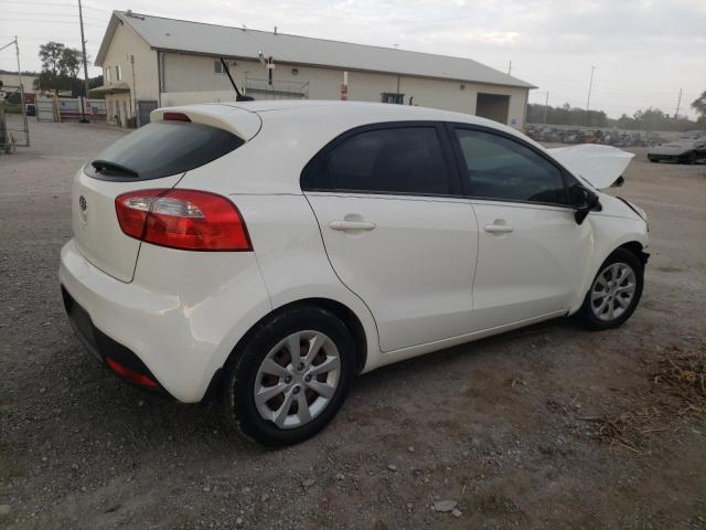 KNADM5A38C6014397 - 2012 KIA RIO EX LX WHITE photo 3