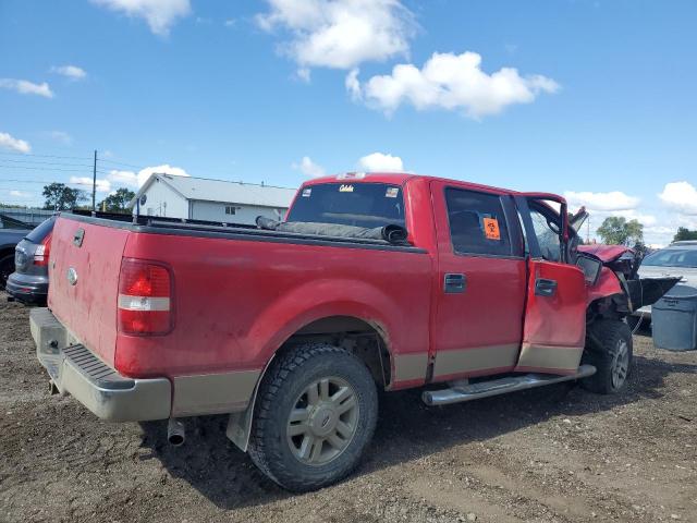 1FTPW14V87KD37071 - 2007 FORD F150 SUPERCREW RED photo 3