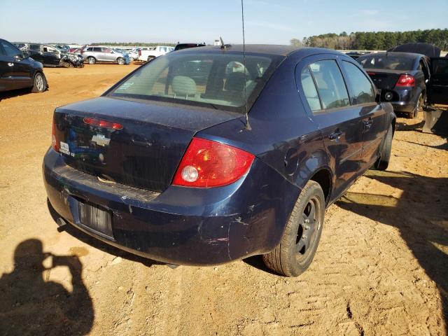 1G1AL58F687229375 - 2008 CHEVROLET COBALT LT BLUE photo 4