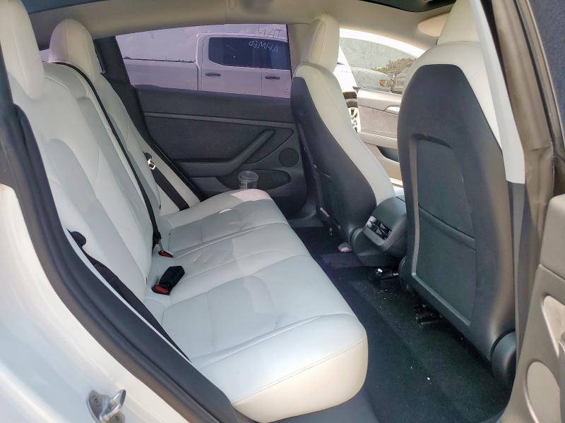 5YJ3E1EA1NF321415 - 2022 TESLA MODEL 3 WHITE photo 10