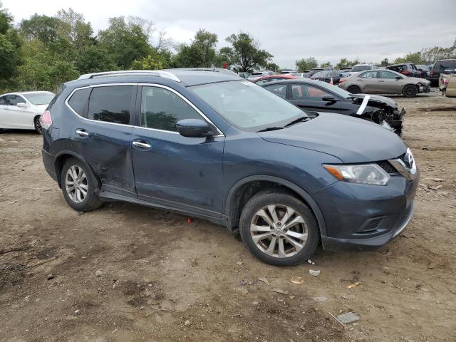 KNMAT2MV5GP604156 - 2016 NISSAN ROGUE S BLUE photo 4