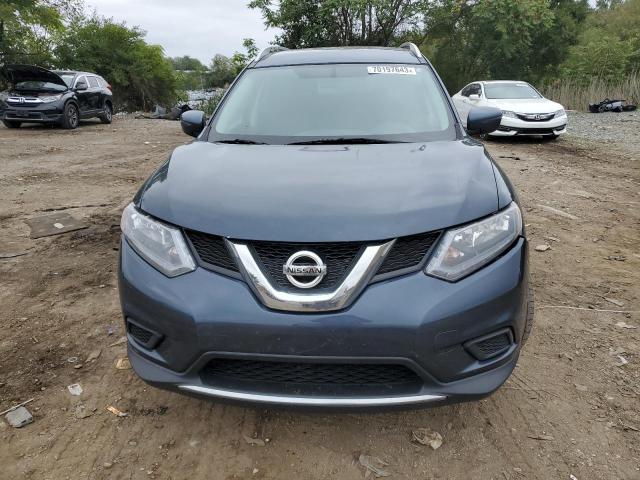 KNMAT2MV5GP604156 - 2016 NISSAN ROGUE S BLUE photo 5