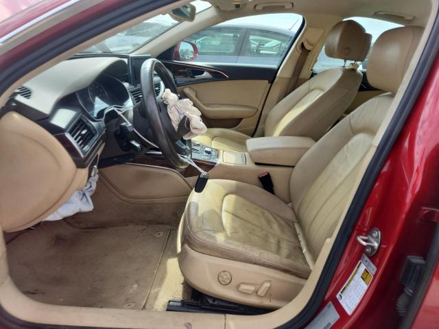 WAUGFBFCXEN143720 - 2014 AUDI A6 PREMIUM PLUS RED photo 7