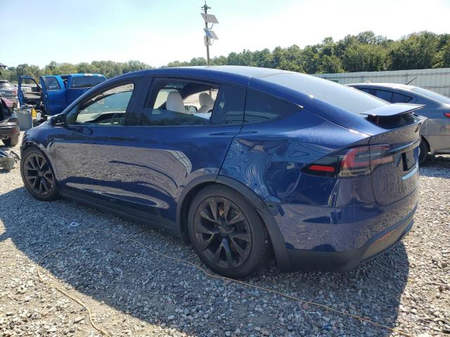 7SAXCDE51RF435192 - 2024 TESLA MODEL X BLUE photo 2