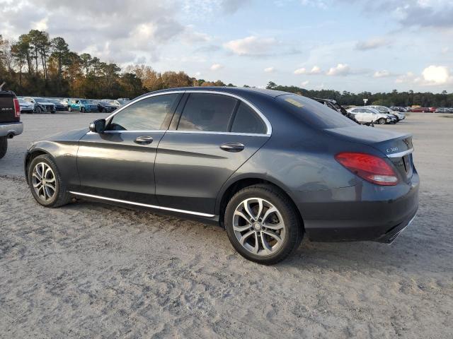 55SWF4KB0FU030638 - 2015 MERCEDES-BENZ C 300 4MATIC GRAY photo 2