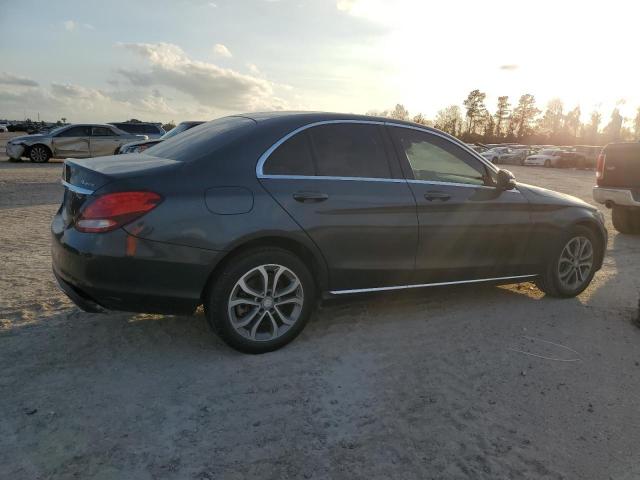 55SWF4KB0FU030638 - 2015 MERCEDES-BENZ C 300 4MATIC GRAY photo 3