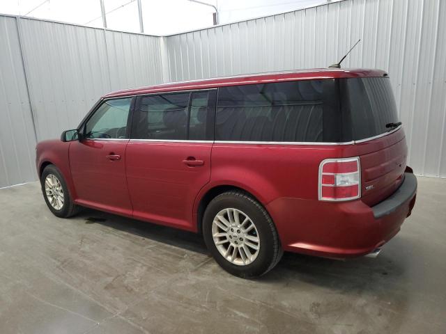 2FMGK5C89DBD15256 - 2013 FORD FLEX SEL RED photo 2