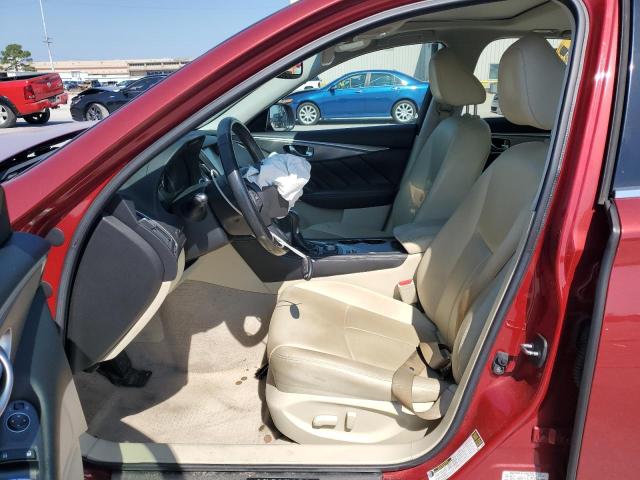 JN1BV7AP5FM339341 - 2015 INFINITI Q50 BASE წითელი ფოტო 7