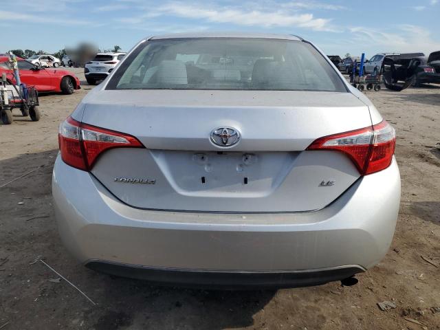 2T1BURHEXGC741760 - 2016 TOYOTA COROLLA L SILVER photo 6