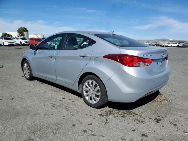 5NPDH4AE8DH152323 - 2013 HYUNDAI ELANTRA GLS SILVER photo 2