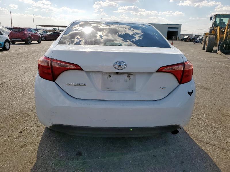 2T1BURHE5HC782248 - 2017 TOYOTA COROLLA L WHITE photo 6