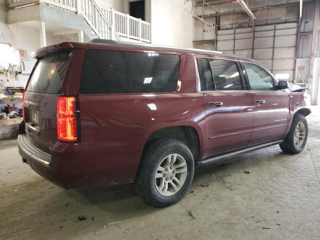 1GNSKJKC0JR263660 - 2018 CHEVROLET SUBURBAN K1500 PREMIER MAROON photo 3