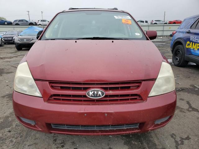 KNDMB233486254994 - 2008 KIA SEDONA EX RED photo 5