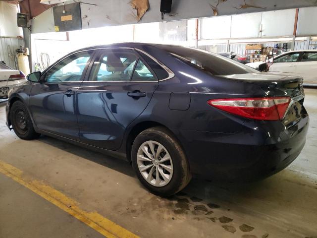 4T1BF1FK0GU999191 - 2016 TOYOTA CAMRY LE BLUE photo 2