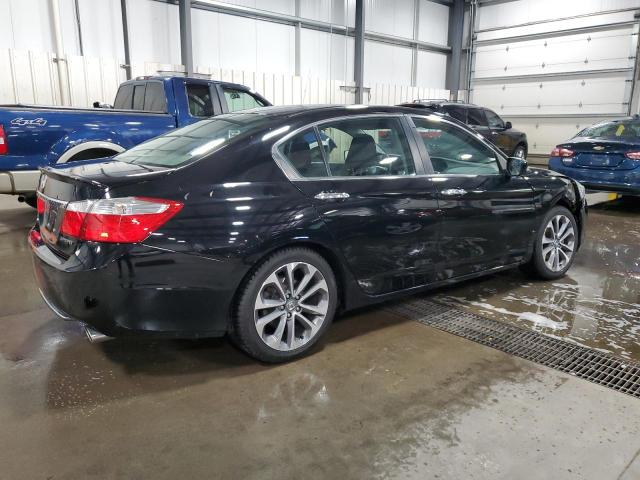 1HGCR2F57FA236988 - 2015 HONDA ACCORD SPORT შავი ფოტო 3