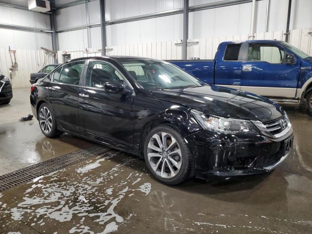 1HGCR2F57FA236988 - 2015 HONDA ACCORD SPORT შავი ფოტო 4