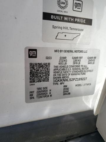 1GKKNXLS2PZ189227 - 2023 GMC ACADIA DENALI WHITE photo 14