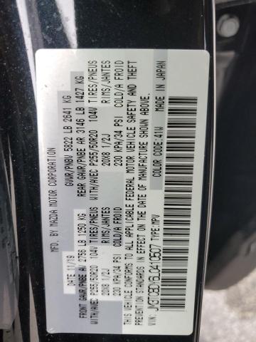 JM3TCBDY6L0410507 - 2020 MAZDA CX-9 GRAND TOURING BLACK photo 13