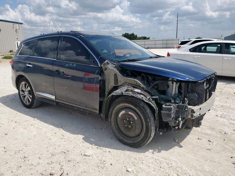 5N1AL0MN3FC528703 - 2015 INFINITI QX60 BLUE photo 4