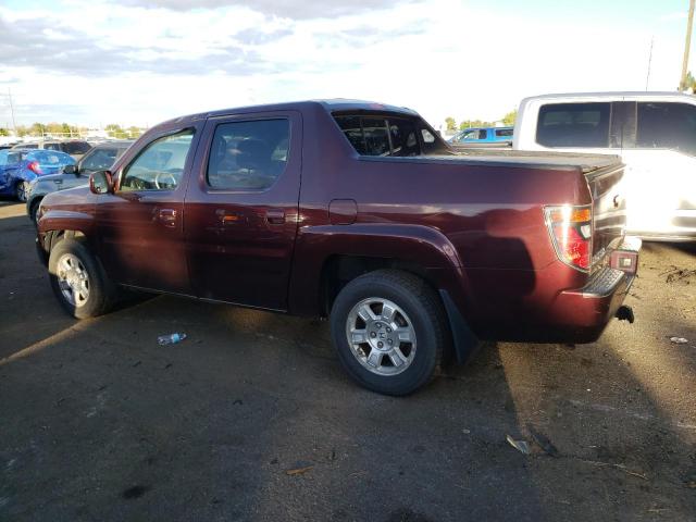 2HJYK16528H524338 - 2008 HONDA RIDGELINE RTL BURGUNDY photo 2