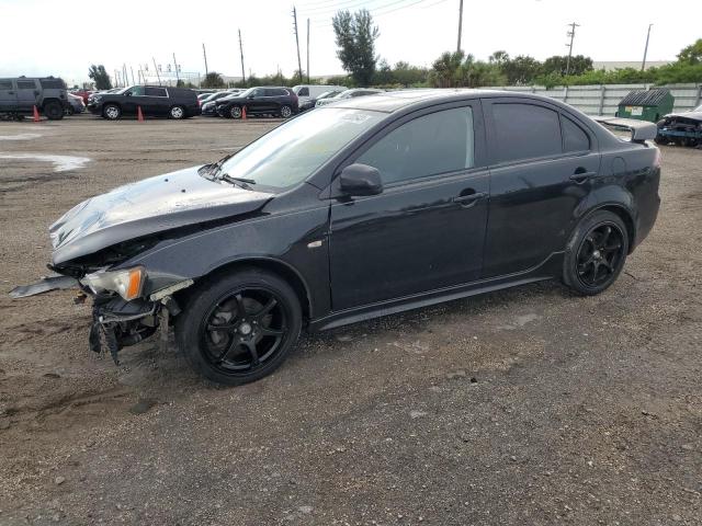 JA32U8FW4AU002379 - 2010 MITSUBISHI LANCER GTS BLACK photo 1