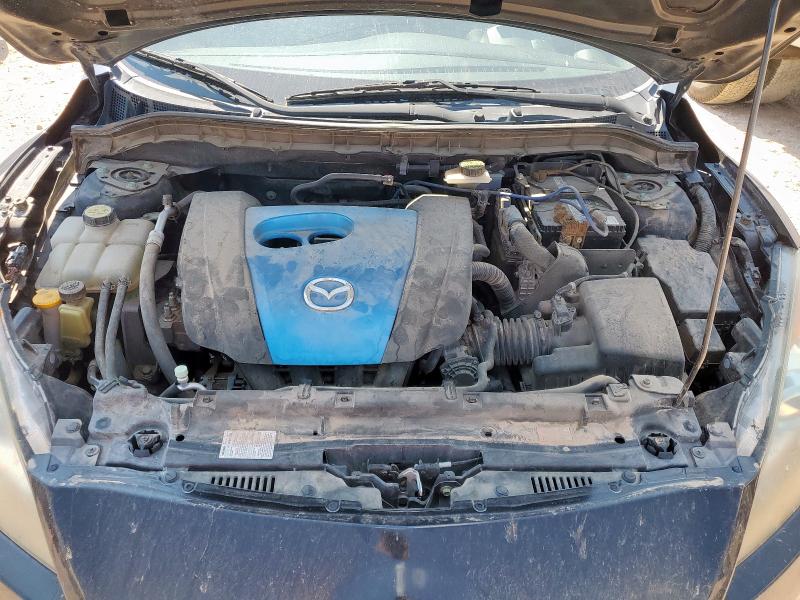 JM1BL1U73D1848046 - 2013 MAZDA 3 I BLACK photo 11