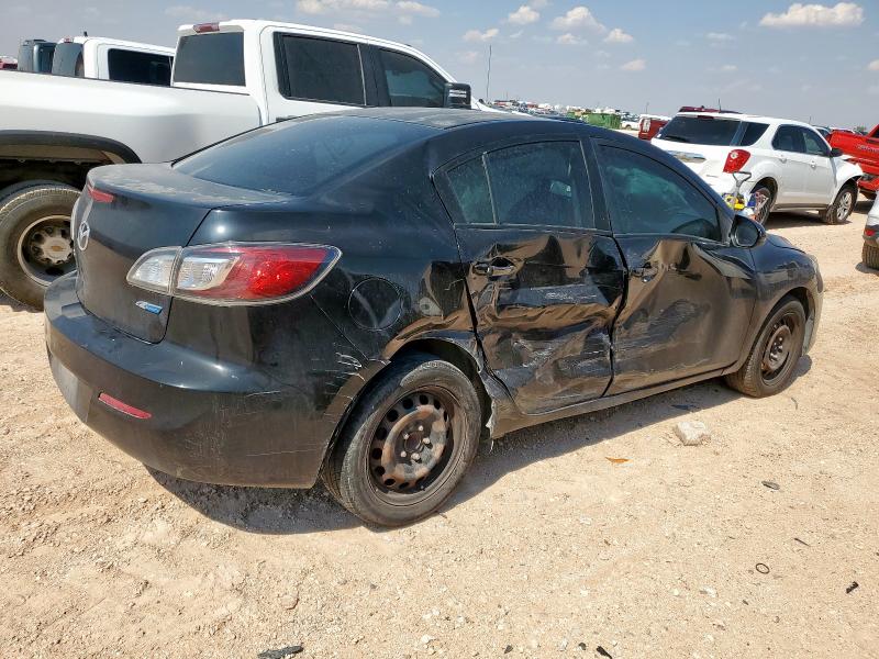JM1BL1U73D1848046 - 2013 MAZDA 3 I BLACK photo 3