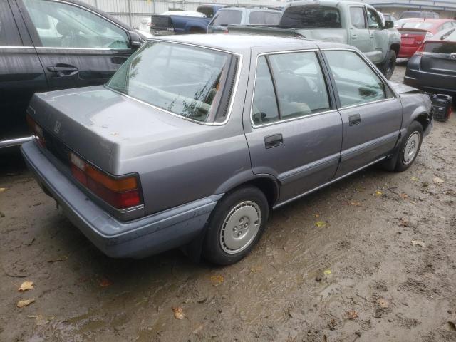 1HGEC4634HA041700 - 1987 HONDA CIVIC 1.5 GRAY photo 3