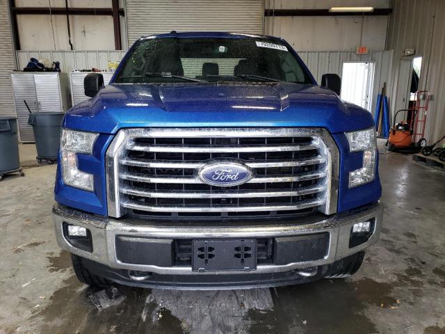 1FTEW1EG5GKD38654 - 2016 FORD F150 SUPERCREW BLUE photo 5