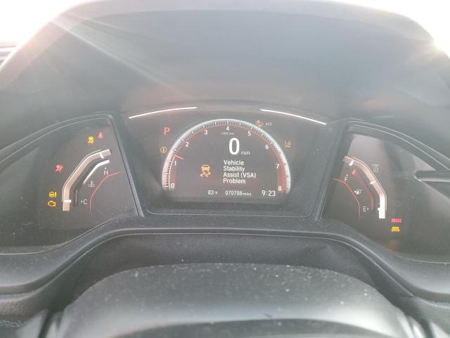 SHHFK7H44MU408334 - 2021 HONDA CIVIC SPORT ნაცრისფერი ფოტო 9