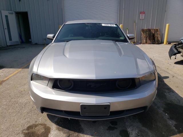 1ZVBP8CFXB5152065 - 2011 FORD MUSTANG GT SILVER photo 5