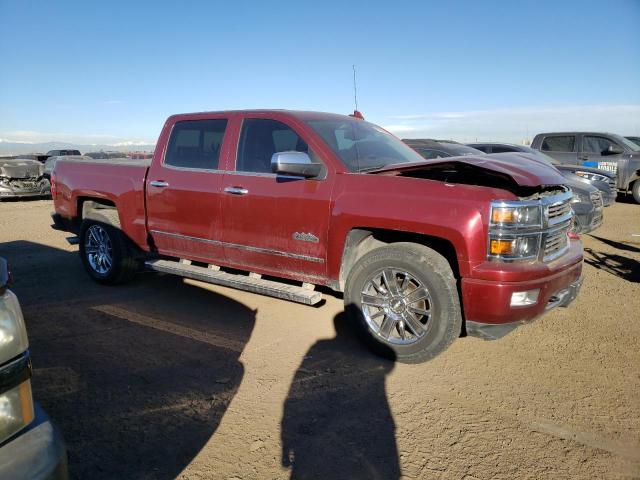 3GCUKTEC2FG197578 - 2015 CHEVROLET SILVERADO K1500 HIGH COUNTRY BURGUNDY photo 4