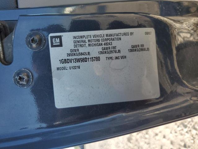 1GBDV13W98D115780 - 2008 CHEVROLET UPLANDER INCOMPLETE GRAY photo 13