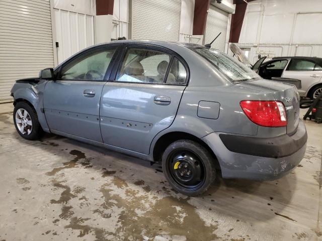 KNADE123676185658 - 2007 KIA RIO BASE GRAY photo 2