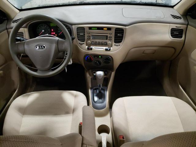 KNADE123676185658 - 2007 KIA RIO BASE GRAY photo 8